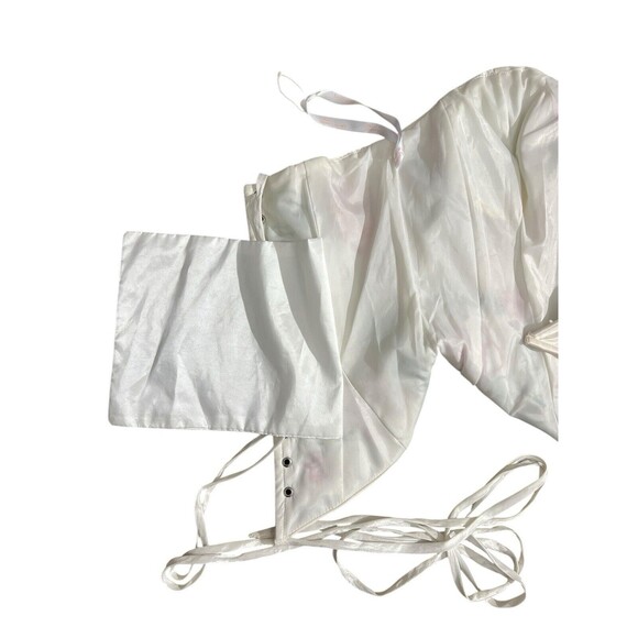 Embellished Floral Beaded White Red Green Corset Bustier Top Quince Party - Picture 12 of 16